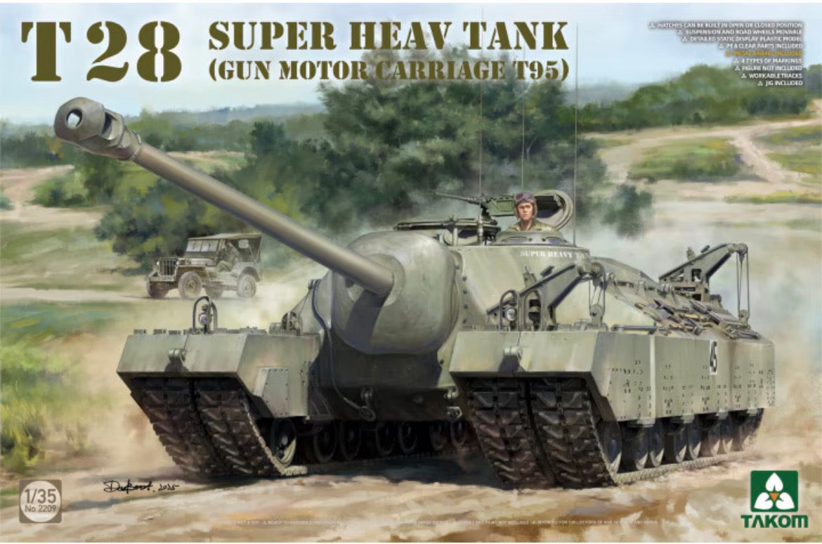 Takom 02209 T28 Super Heavy Tank