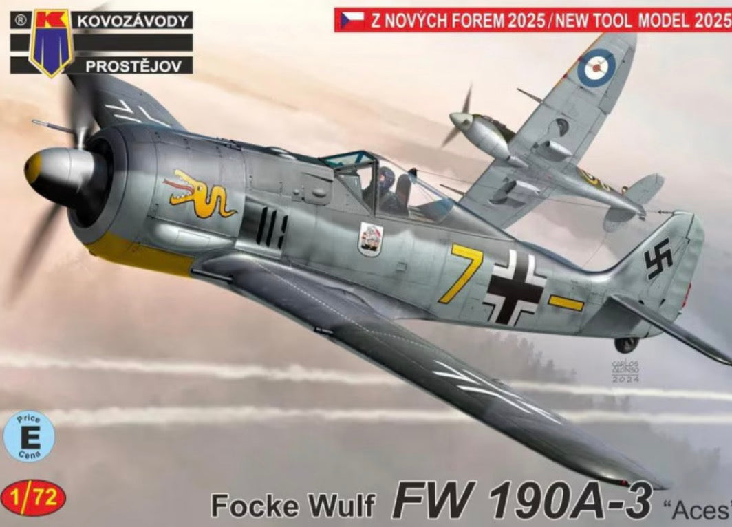 Kovozávody Prostějov KPM0491 Focke Wulf FW190 A-3 “Aces”