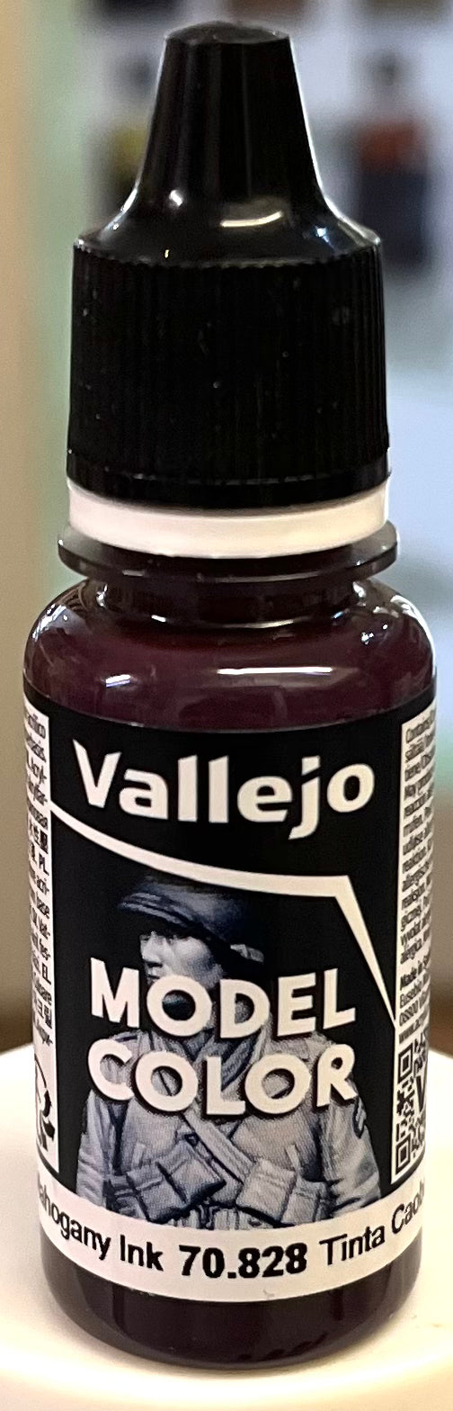 Vallejo Model Color 70.828 Mahogany Ink