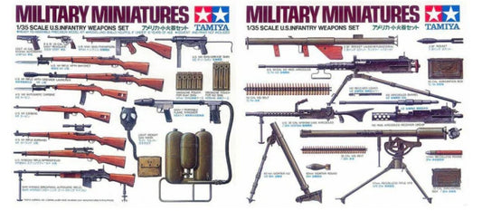 Tamiya 35121 US Infantry Weapons Set