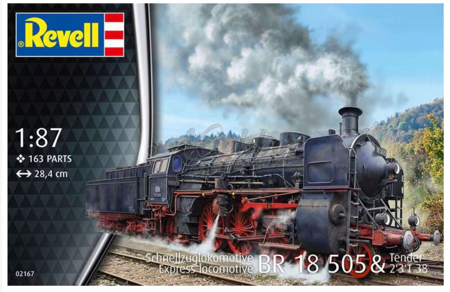 Revell 02167 Br 18 505 & Tender 2’3’T 38