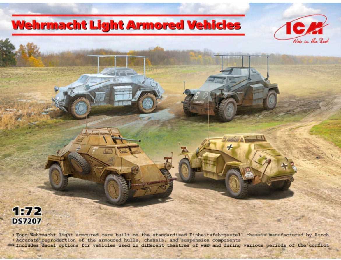 ICM DS7207 Wehrmacht Light Vehicle Set