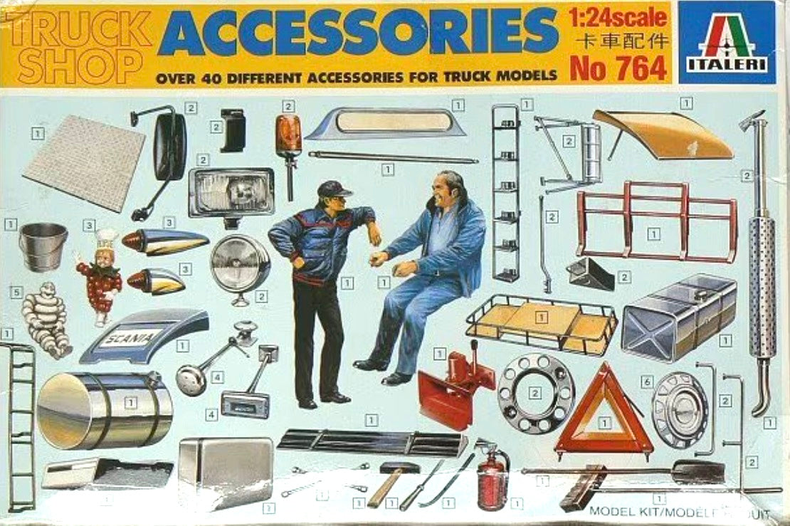 Italeri No.764 Truck Shop Accessories