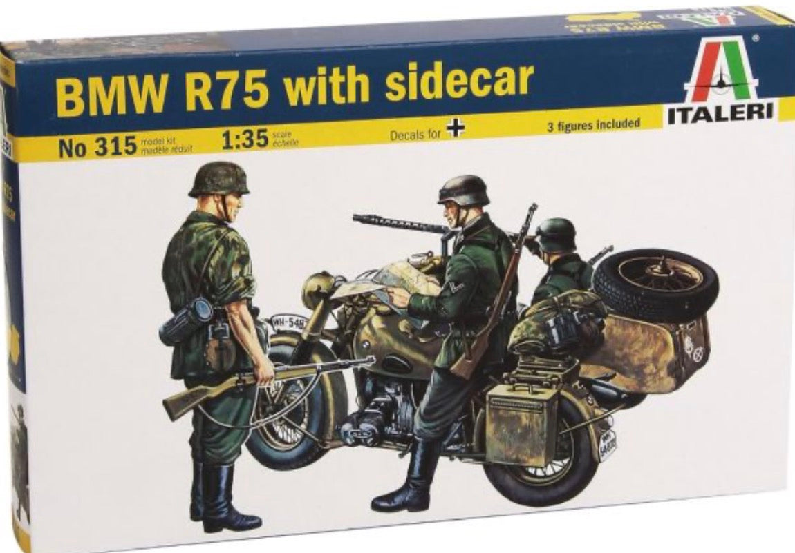 Italeri No.315 BMW R75 with Sidecar