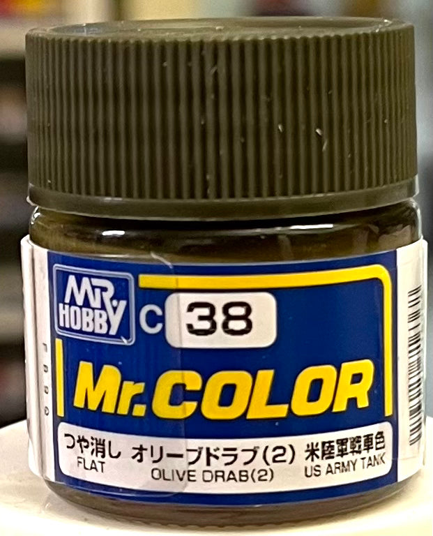Mr. Color C38 Flat Olive Drab (2)