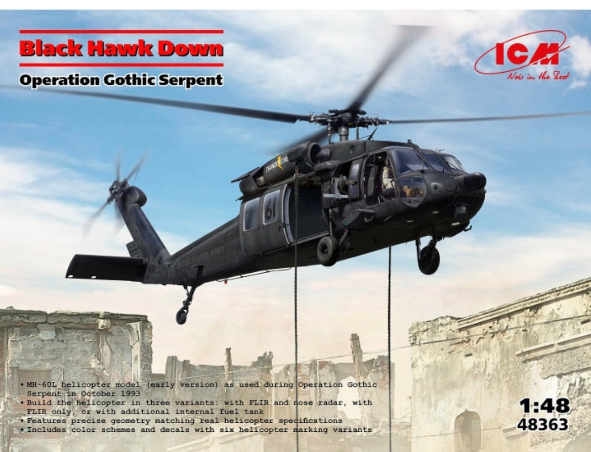 ICM 48363 Black Hawk Down Operation Gothic Serpent