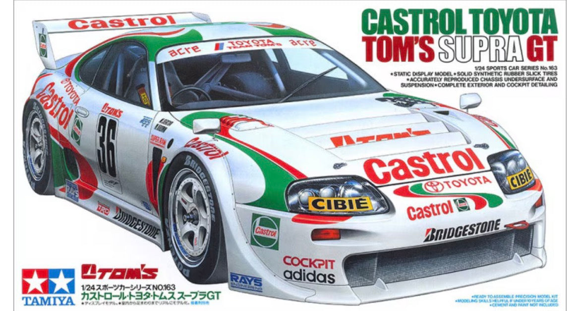 Tamiya 24163 Castrol Toyota Toms Supra GT