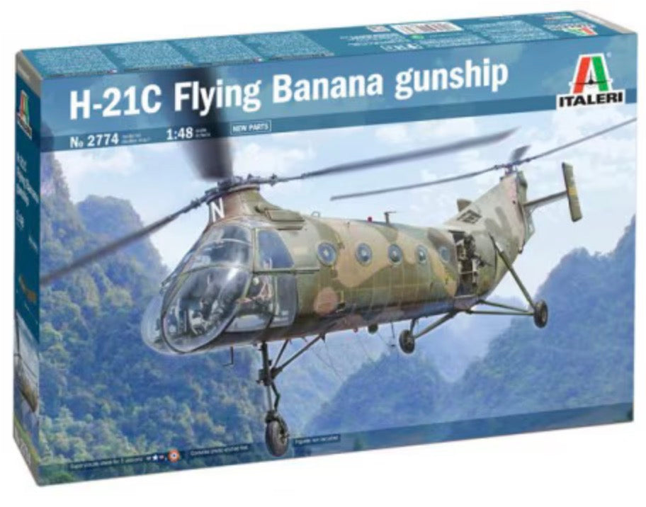 Italeri No.2774 H-21C Flying Banana Gunship