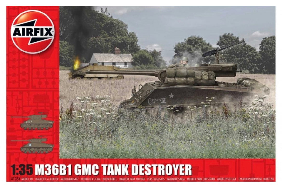 Airfix A1356 M36B1 GMC Tank Destroyer