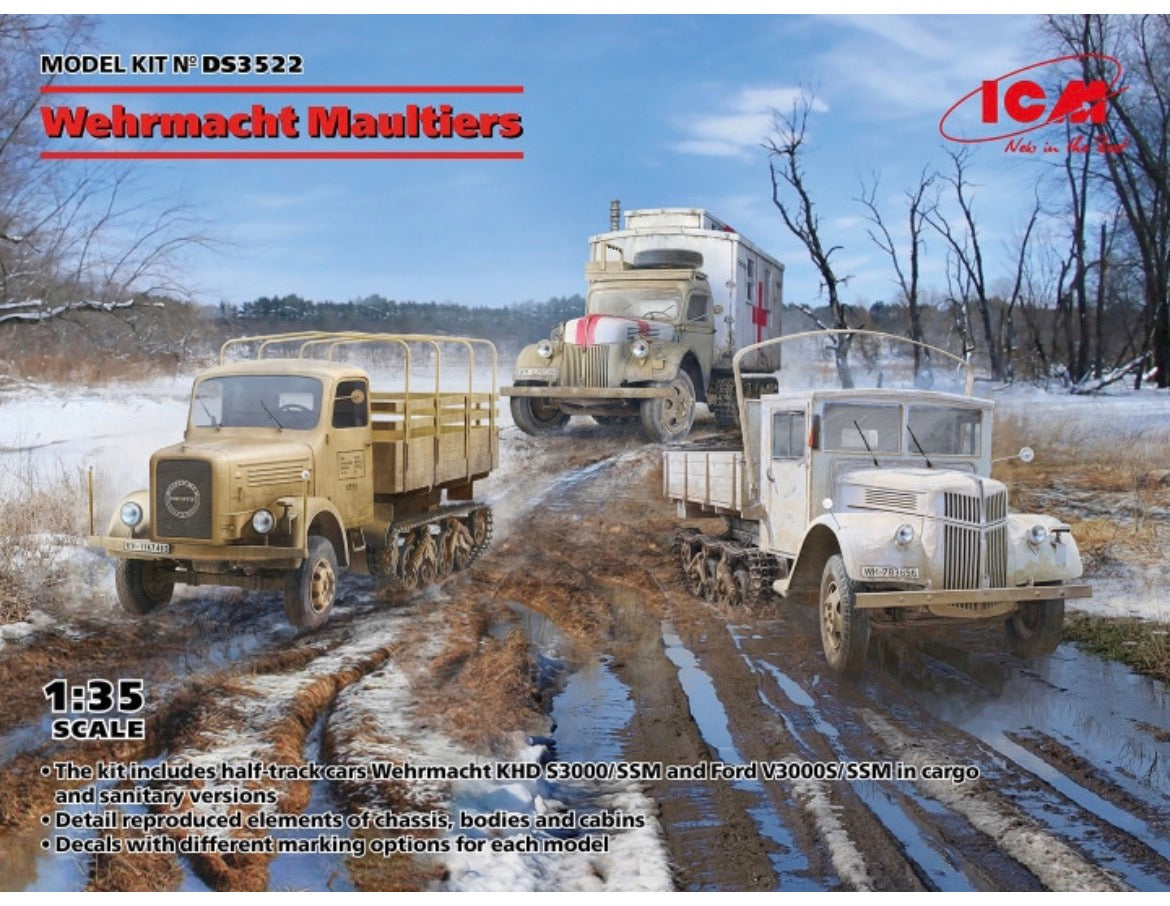 ICM DS3522 Wehrmacht Maultiers