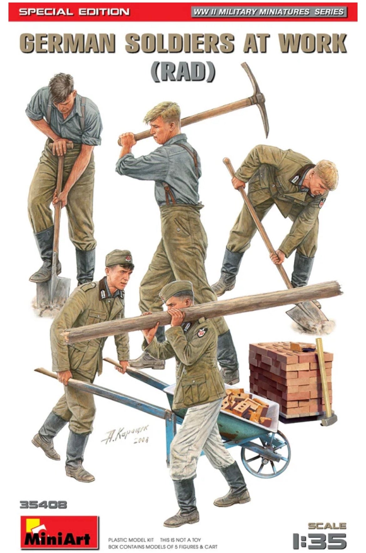 Miniart 35408 German Soldiers at Work (RAD)