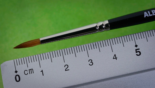 KB6063 Kolinsky Hair Round Pointed Brush - Size 3