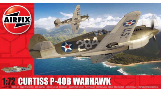*PRE OWNED* Airfix A01003B Curtiss P-40B Warhawk