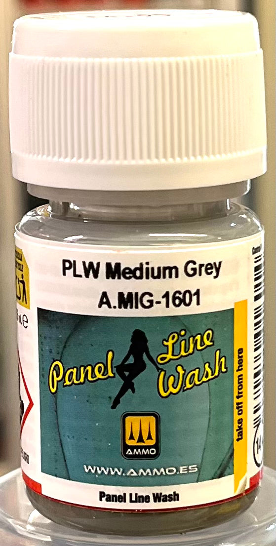 MiG AMMO Medium Grey Panel Line Wash