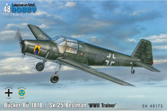 Special Hobby SH48173 Bücker Bü 181B/Sk25 Bestman