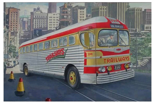 Roden 819 GMC PD-3751 “Silverside Trailwagon” Trailways Company