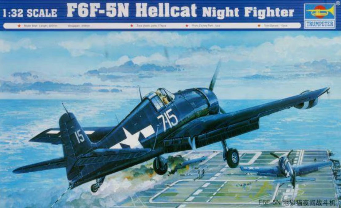 *Pre-Owned* Trumpeter 02259 F6F-5N Hellcat Night Fighter