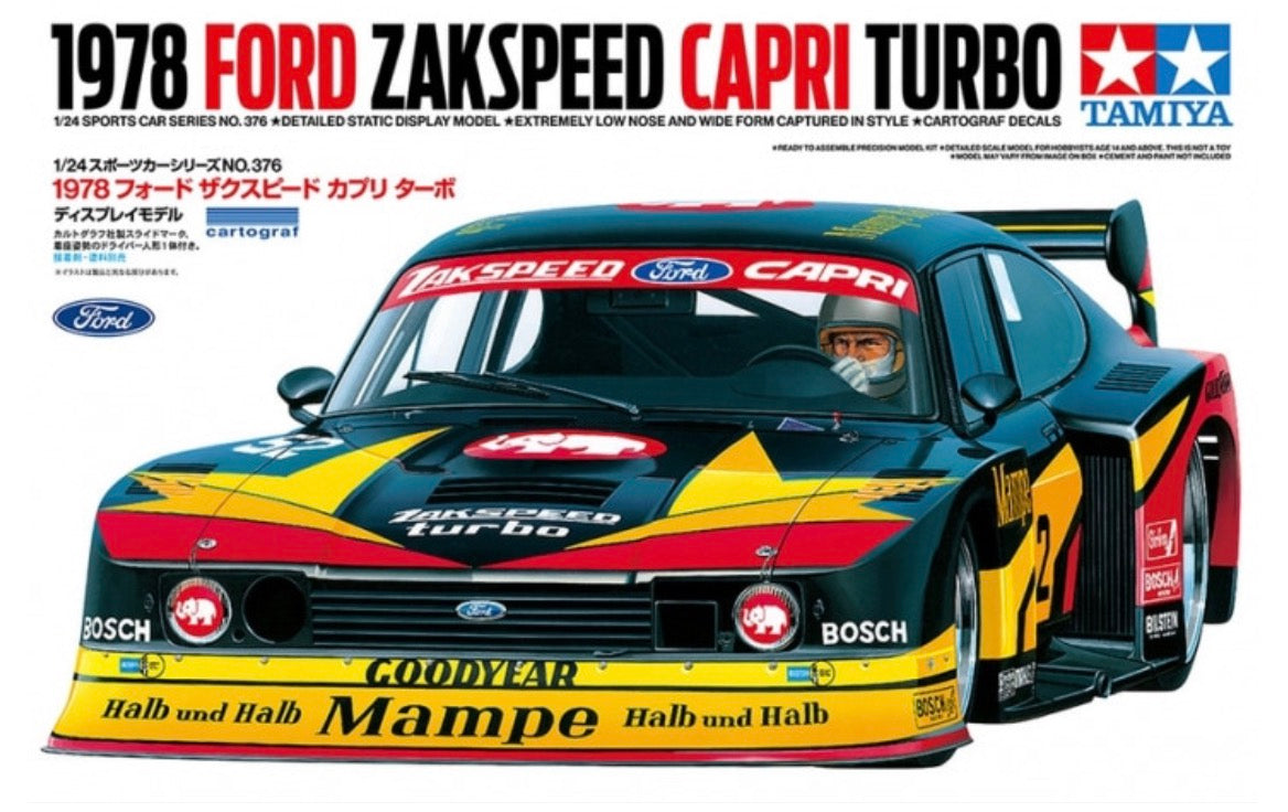 Tamiya 24376 1978 Ford Zakspeed Capri Turbo