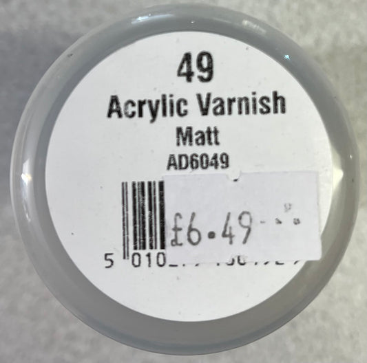 Humbrol Acrylic Matt Varnish