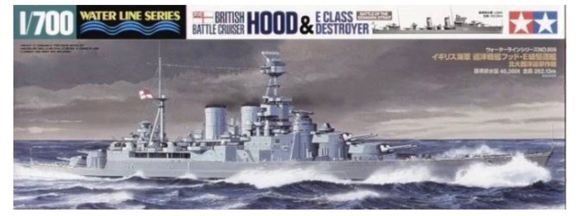 Tamiya 31806 HMS Hood & E Class Destroyer