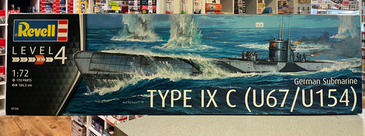 *Pre-Owned* Revell 05166 Type IX C (U67/U154) German Submarine