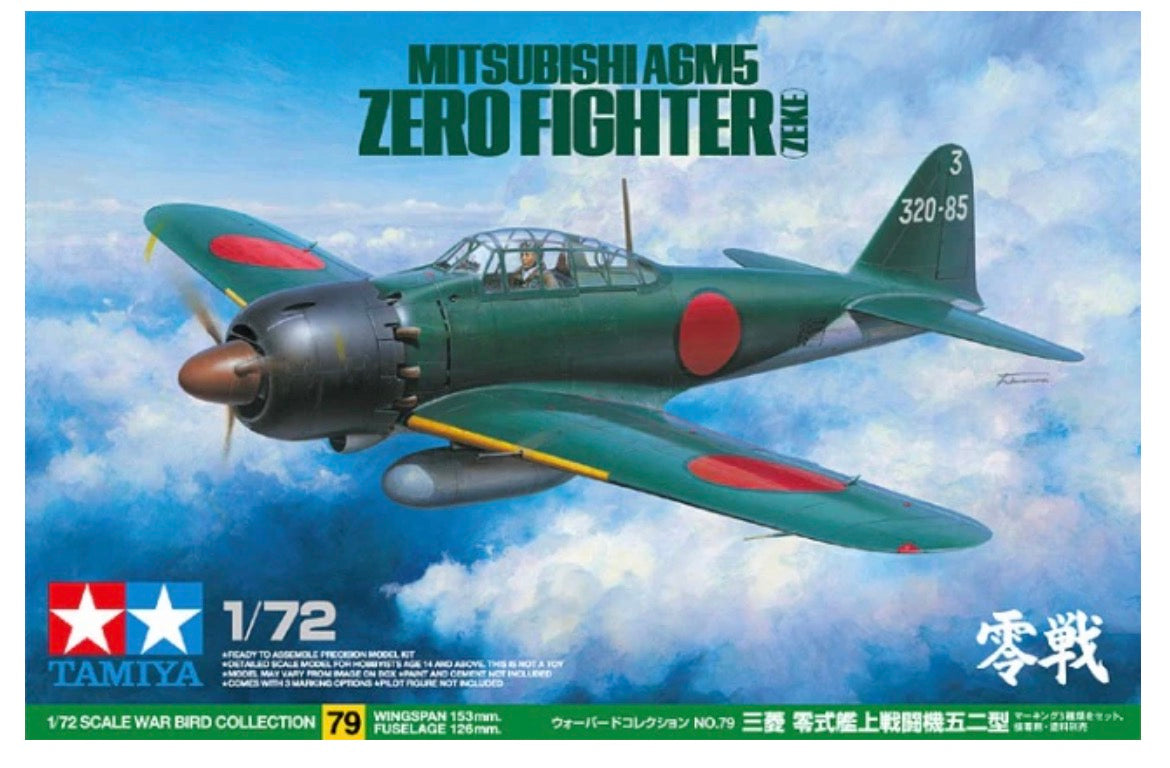 Tamiya 60779 Mitsubishi A6M5 Zero Fighter