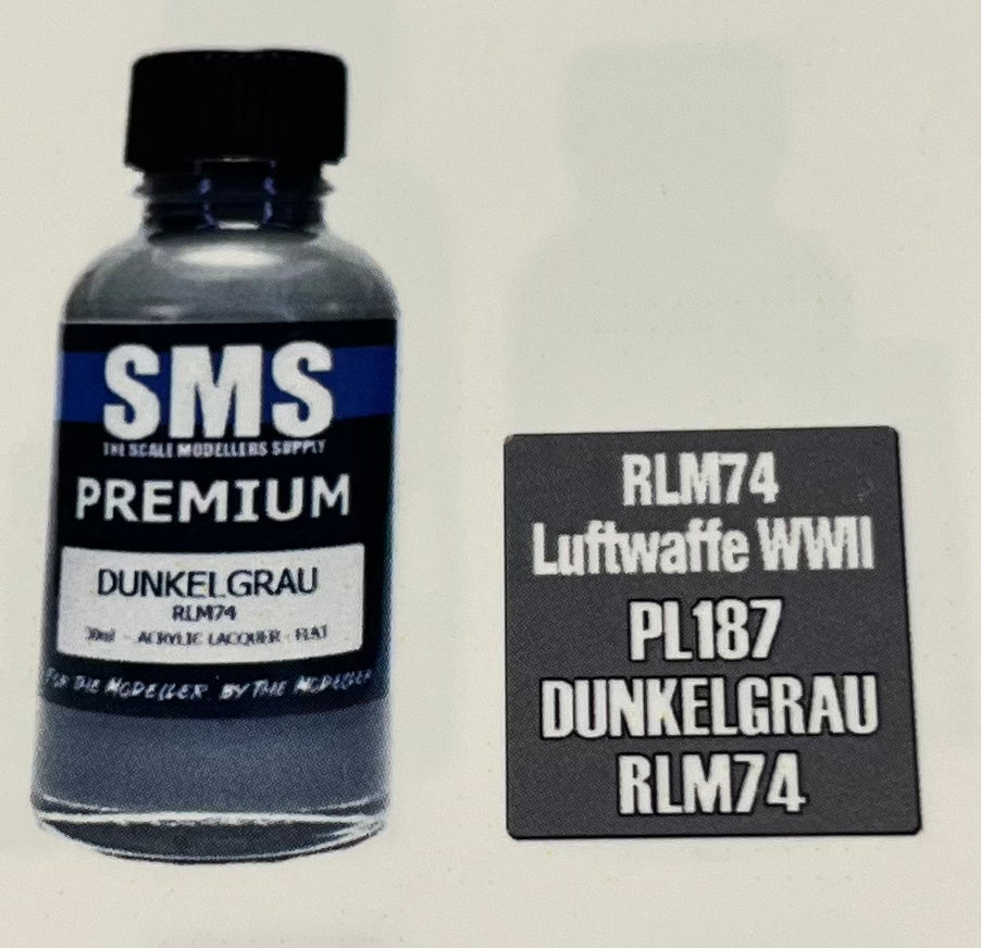 SMS PL187 Dunkelgrau RLM74