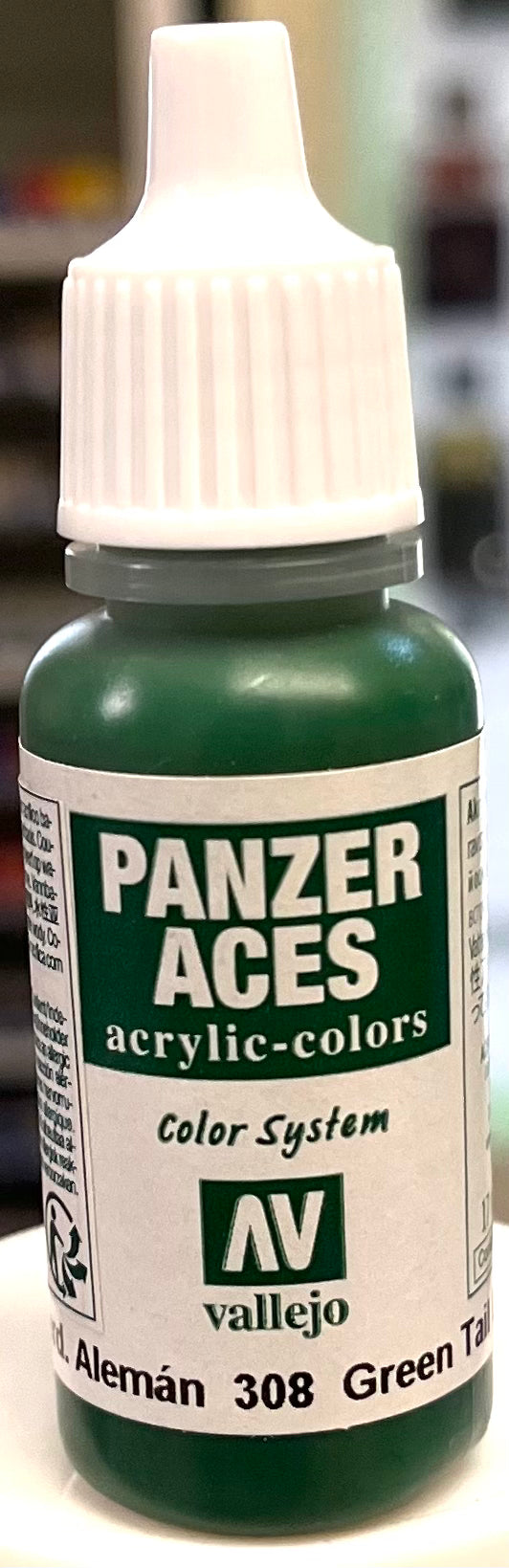 Vallejo Panzer Aces 70.308 German Green Tail Light