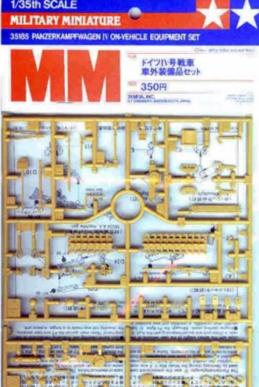 Tamiya 35185 Panzerkampfwagen IV On-Vehicle Equipment Set