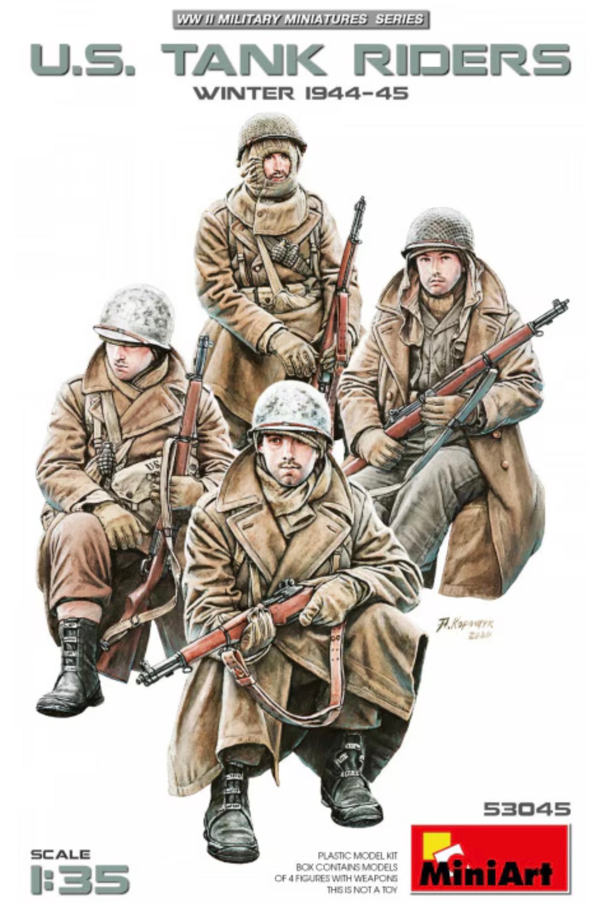 Miniart 53045 US Tank Riders - Winter 1944-1945