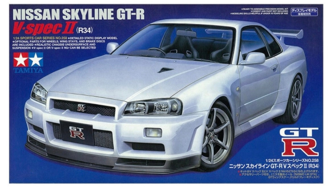 Tamiya 24258 Nissan Skyline GT-R V-spec II (R34)