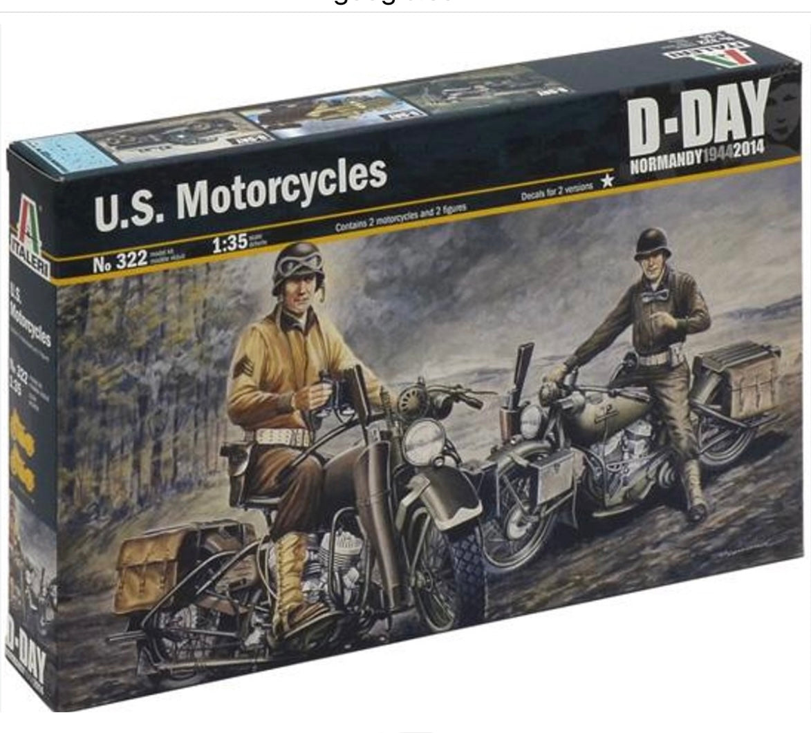 Italeri No.322 US Motorcycles