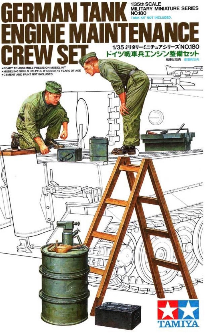 Tamiya 35180 German Tank Maintenance Crew Set