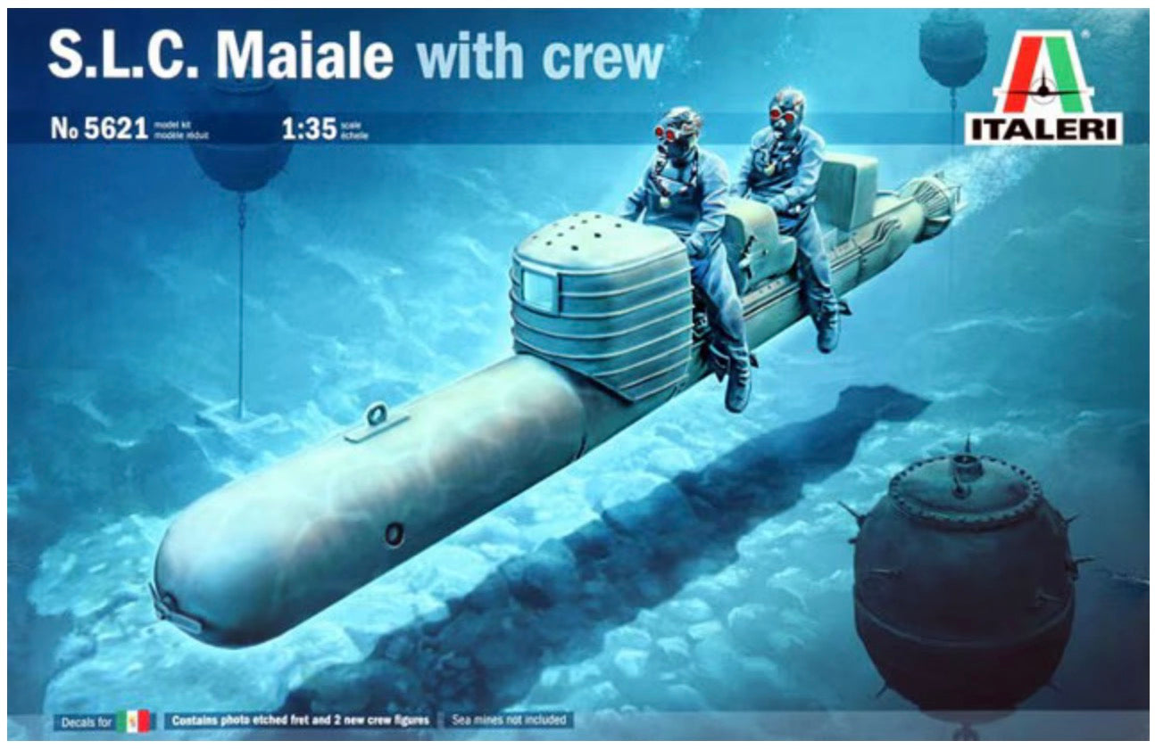Italeri No.5621 S.L.C. Maiale with crew