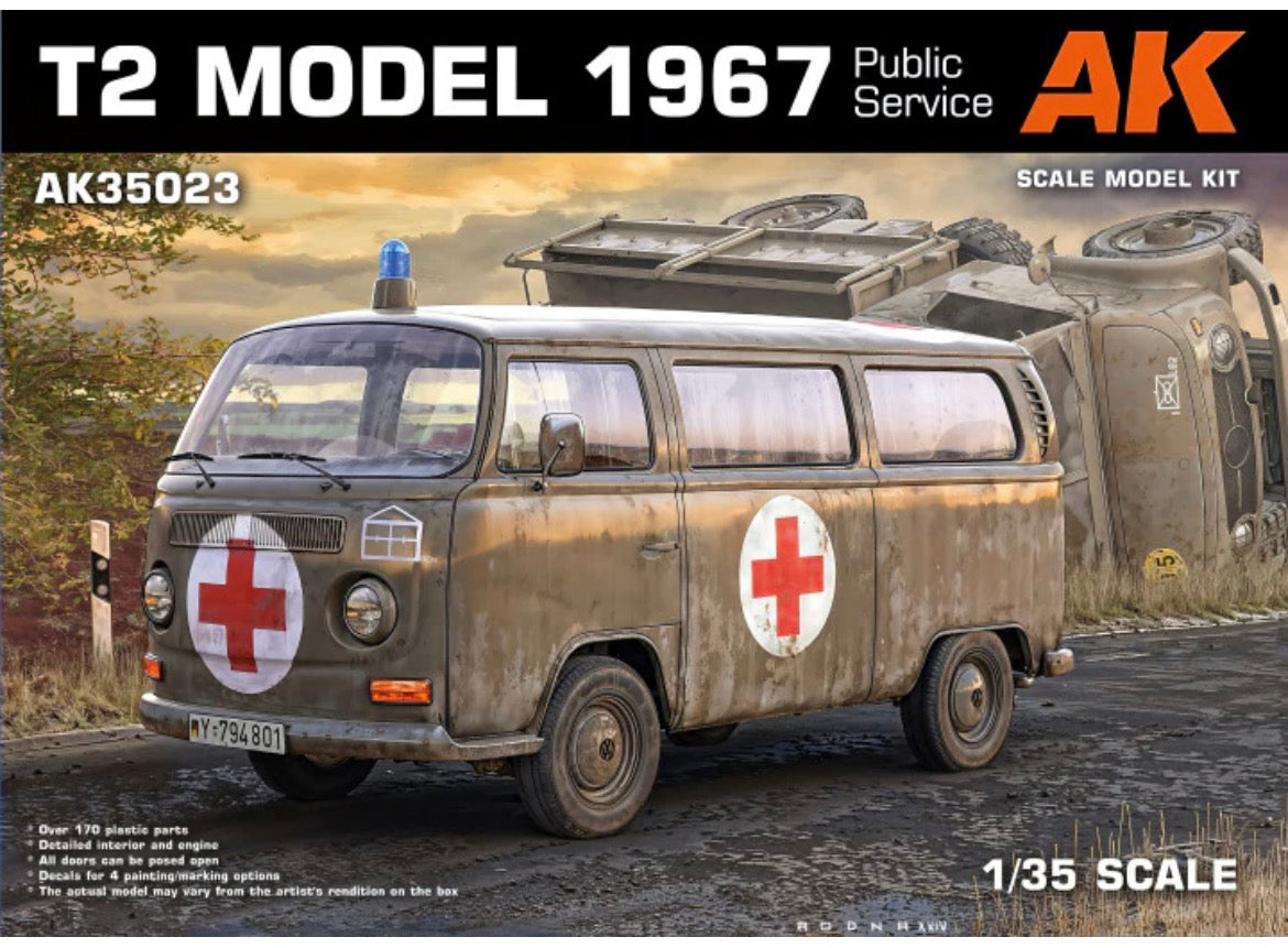 AK Interactive AK35023 T2 Model 1967 Public Service