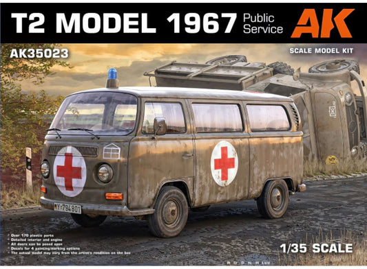 AK Interactive AK35023 T2 Model 1967 Public Service