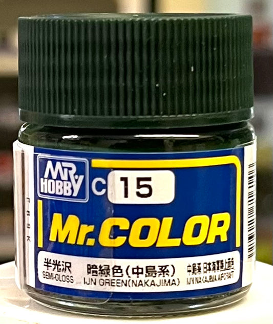 Mr. Color C15 Semi-Gloss IJN Green (Nakajima)
