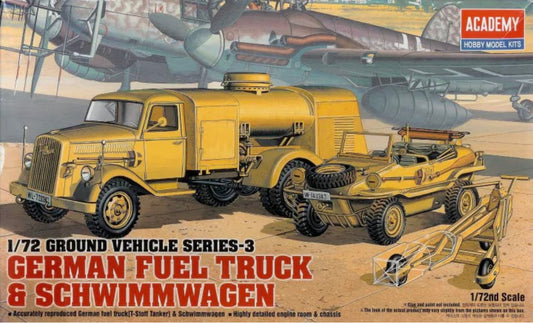 Academy 13401 German Fuel Truck & Schwimmwagen