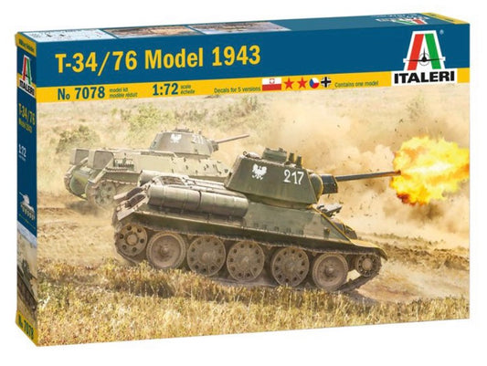 Italeri No.7078 T-34/76 Model 1943