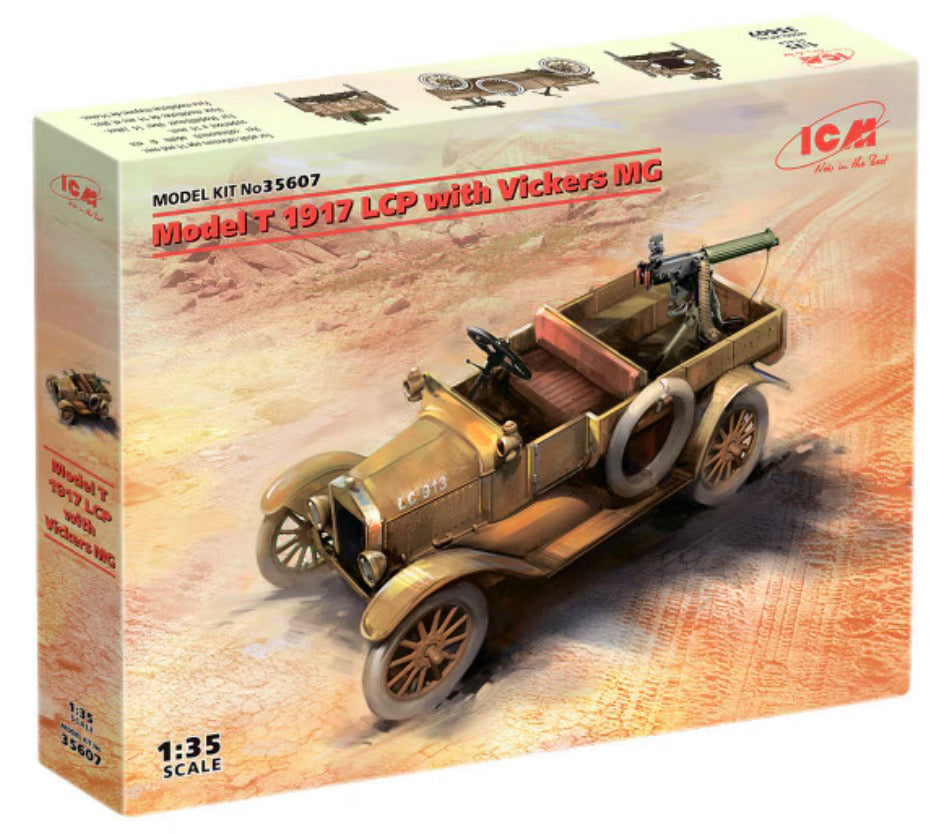 ICM 35607 Model T 1917 LCP with Vickers MG