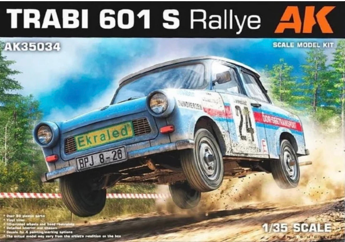 AK Interactive AK35034 Trabi 601 S Rallye