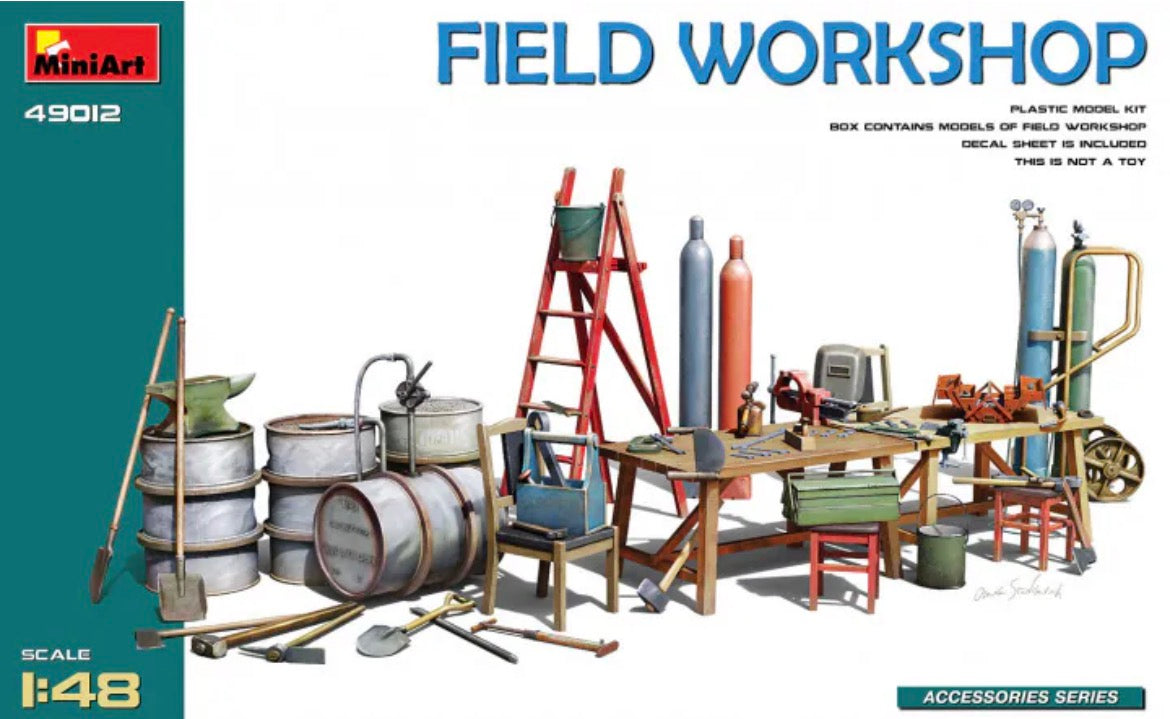 Miniart 49012 Field Workshop