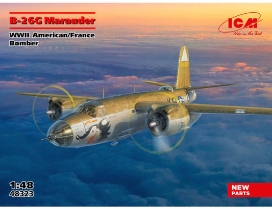 ICM 48323 B-26C Maraurder WWII American/French Bomber