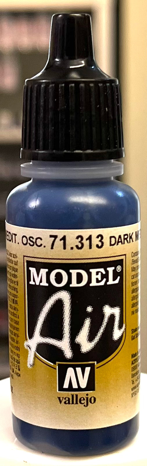 Vallejo Model Air 71.313 Dark Mediterranean Blue