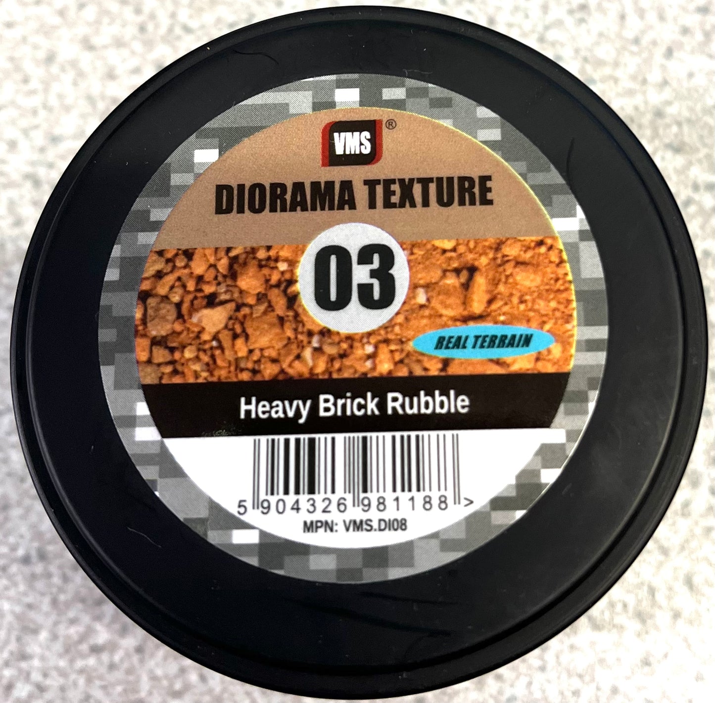 VMS Diorama Texture 03 Heavy Brick Rubble