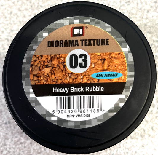 VMS Diorama Texture 03 Heavy Brick Rubble