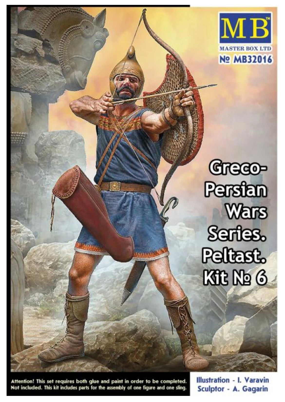Masterbox MB32016 Greco-Persian Wars Series. Peltast