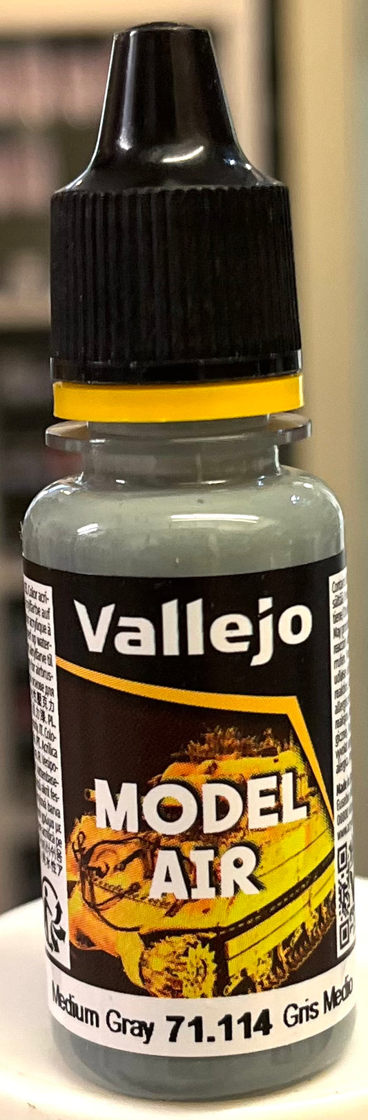 Vallejo Model Air 71.114 Medium Grey