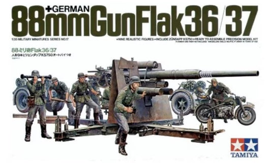 Tamiya 35017 German 88mm Gun Flak36/37
