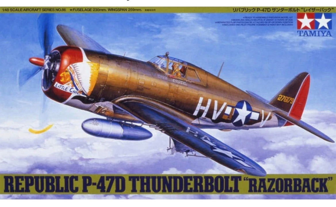 Tamiya 61086 Republic P-47D Thunderbolt ‘Razorback’